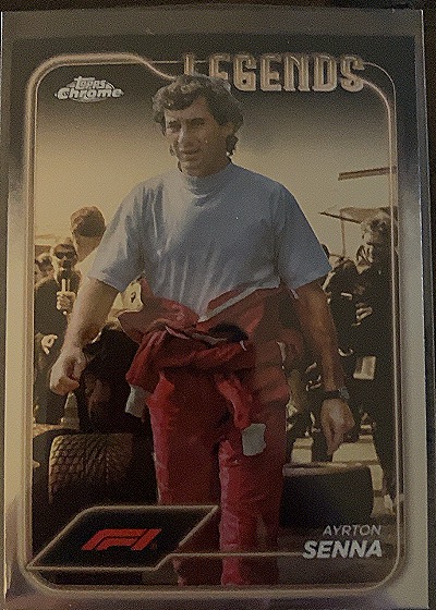 2024 Topps Chrome Formula 1 #198 Ayrton Senna — front
