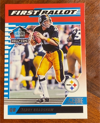 2025 Panini Score First Ballot #10 Terry Bradshaw — front