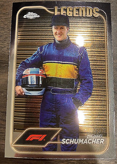 2024 Topps Chrome Formula 1 #187 Michael Schumacher Legends — front