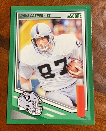 2025 Score Football #83 Dave Casper — front