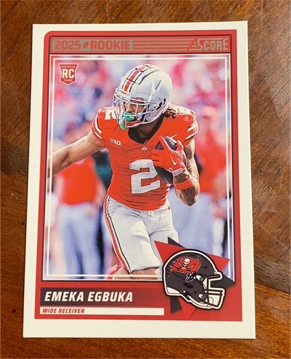 2025 Panini Score #2 Emeka Egbuka — front