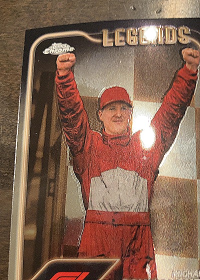 2024 Topps Chrome Formula 1 #192 Michael Schumacher Legends — front