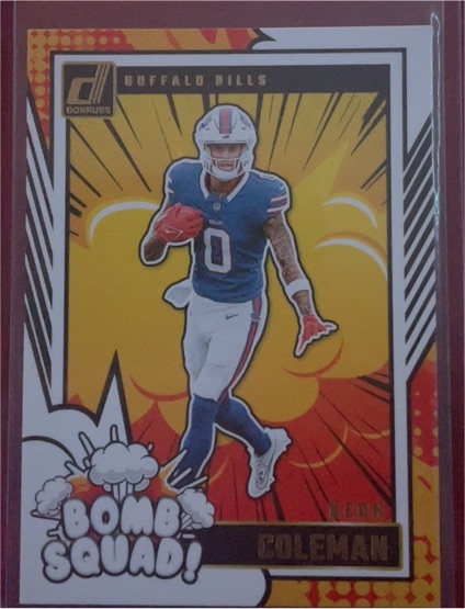 2024 Donruss #13 Keon Coleman Bomb Squad — front