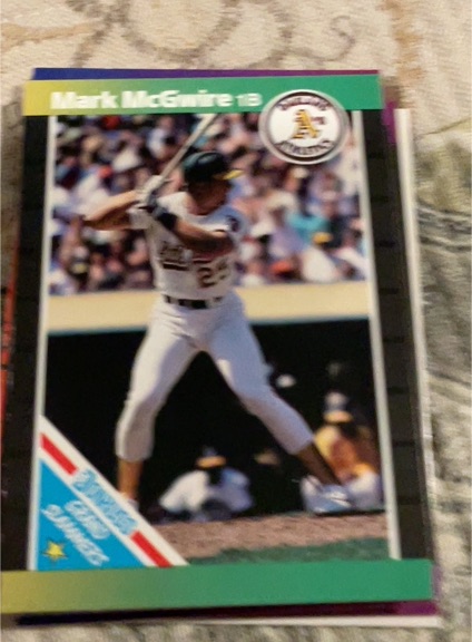1989 Donruss Grand Slammers #7 Mark McGwire — front