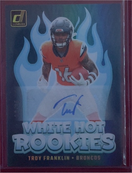 2024 Donruss White Hot Rookies #WH7 Troy Franklin — front