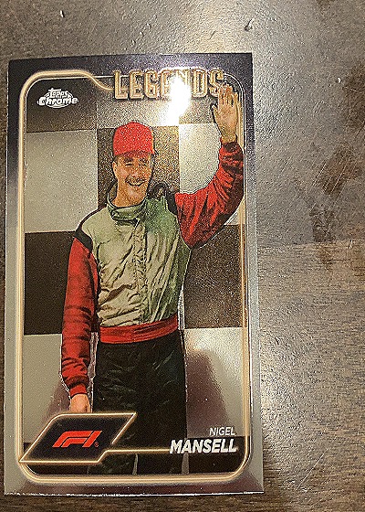 2024 Topps Chrome Formula 1 Legends #194 Nigel Mansell — front