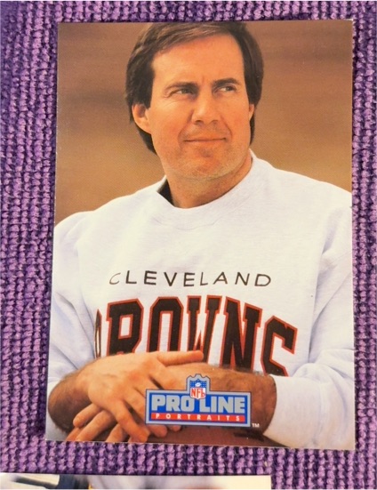 1991 Pro Line Portraits #115 Bill Belichick — front