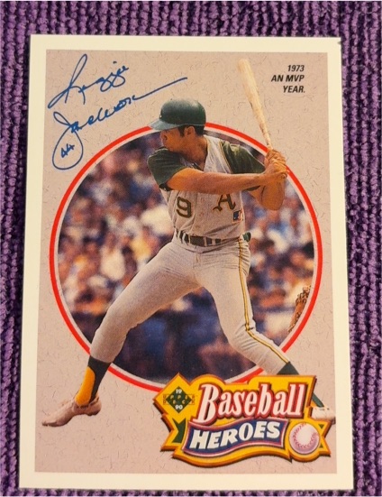 1990 Upper Deck Baseball Heroes #2 Reggie Jackson — front