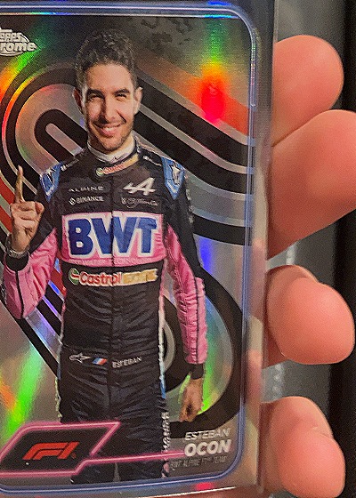 2024 Topps Chrome Formula 1 #9 Esteban Ocon — front