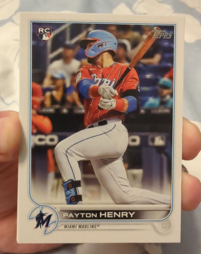 2022 Topps #611 Payton Henry — front