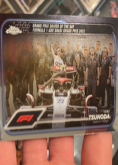 2024 Topps Chrome Formula 1 #180 Yuki Tsunoda — front