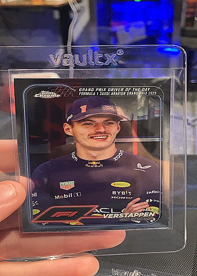 2024 Topps Chrome Formula 1 #160 Max Verstappen Grand Prix Driver of the Day — front