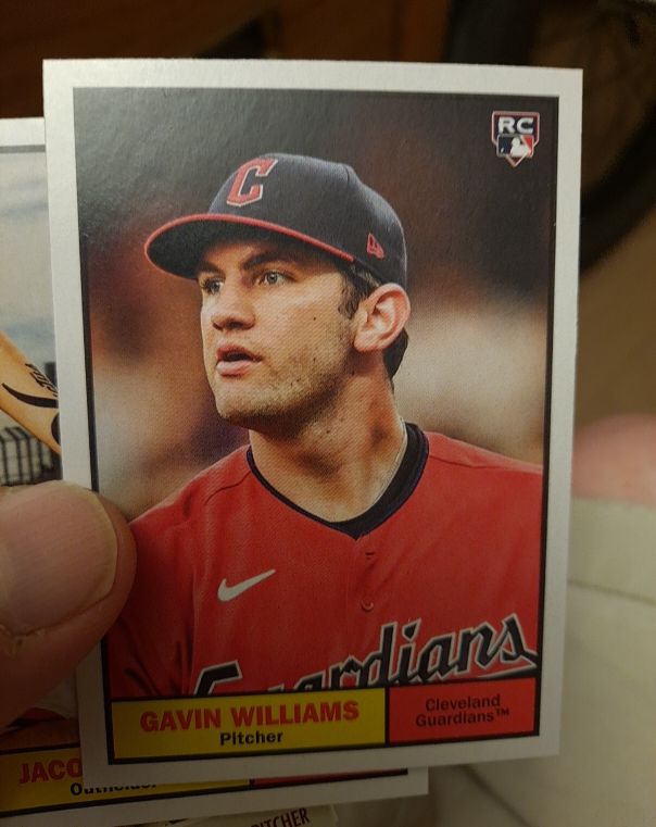 2024 Topps Archives #76 Gavin Williams Rookie Cleveland Guardians — front