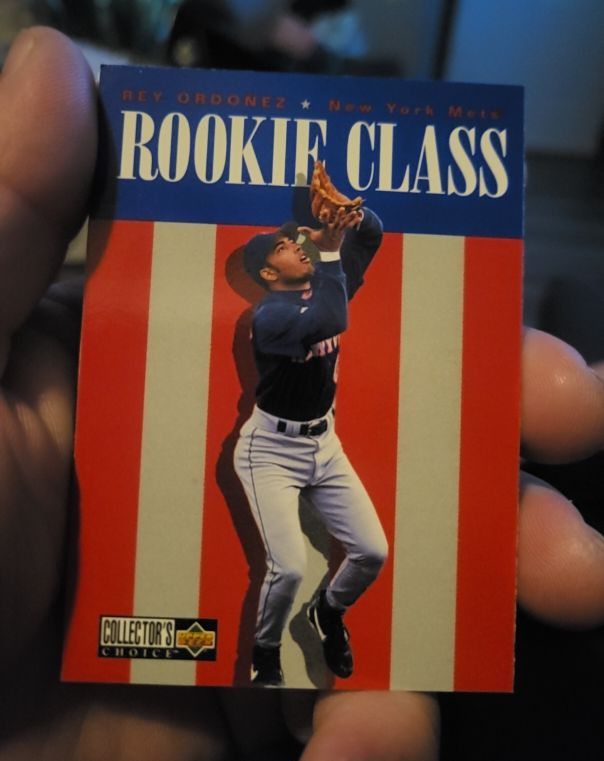 1996 Upper Deck Collector's Choice #429 Rey Ordonez — front