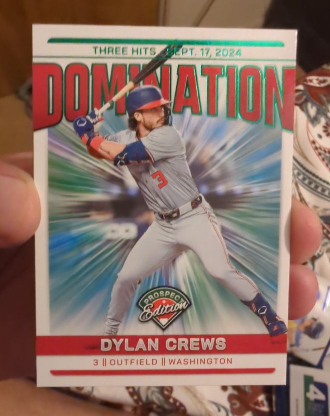 2024 Panini Prospect Edition #20 Dylan Crews Domination — front