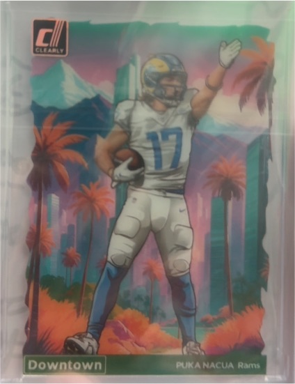 2024 Donruss Downtown Puka Nacua Rams — front