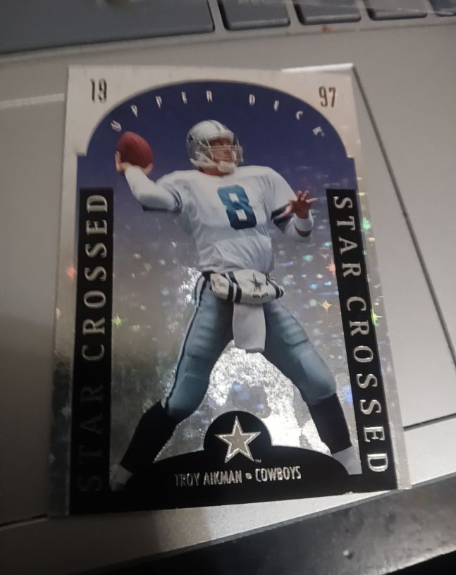 1997 Upper Deck Star Crossed #SC10 Troy Aikman — front