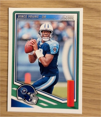 2025 Panini Score Football #136 Vince Young — front