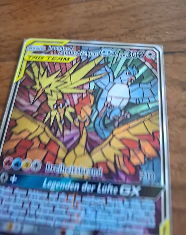 2019 Pokémon SM210 Moltres & Zapdos & Articuno GX — front