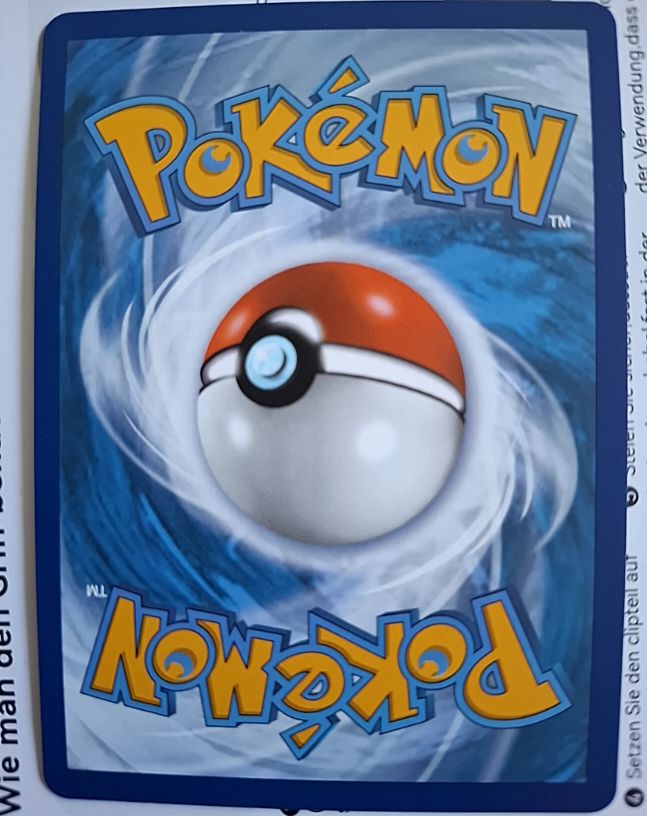 1999 Pokémon Card Back — front