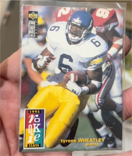 1995 Upper Deck Collector's Choice #14 Tyrone Wheatley — front