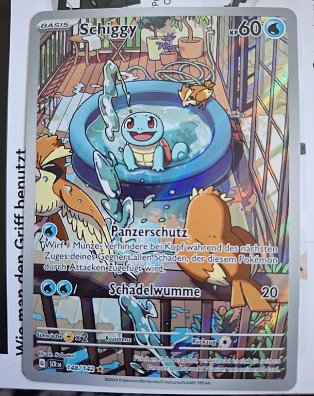 2024 Pokémon SV07: Stellar Crown #148 Schiggy Illustration Rare — front