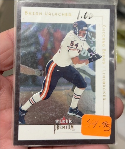 2001 Fleer Premium #19 Brian Urlacher — front