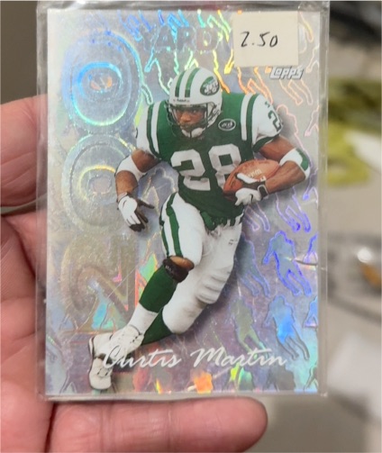 2000 Topps #28 Curtis Martin — front