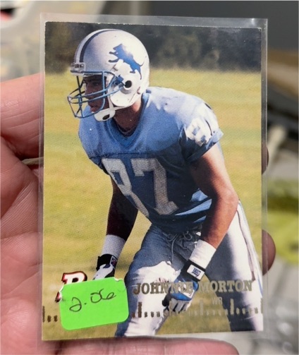 1996 Classic NFL Experience #87 Johnnie Morton — front