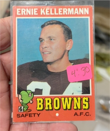 1971 Topps #7 Ernie Kellermann — front