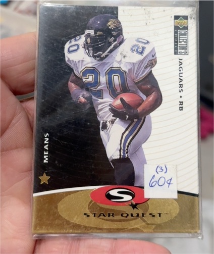 1997 Upper Deck Collector's Choice Star Quest #SQ32 Natrone Means — front