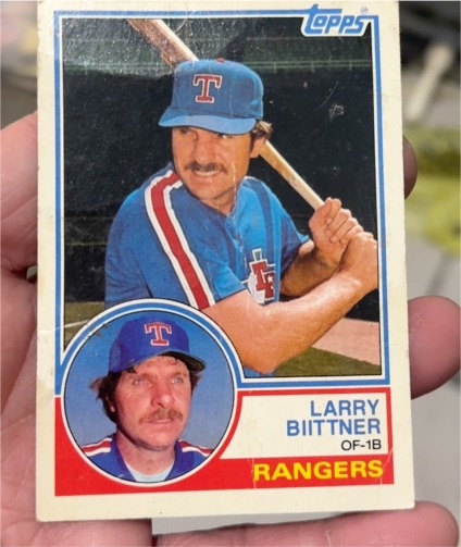 1983 Topps Traded #10T Larry Biittner — front