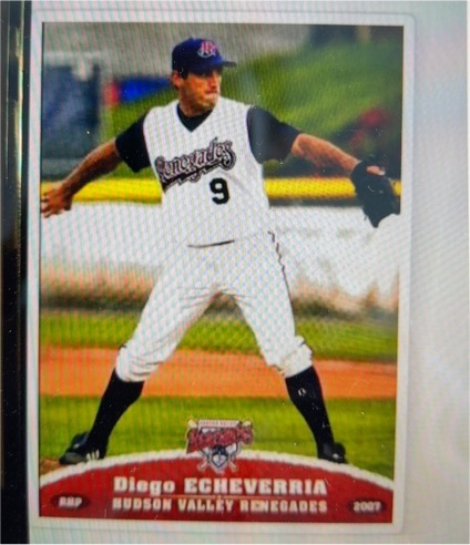 2007 Unknown Diego Echeverria Hudson Valley Renegades — front