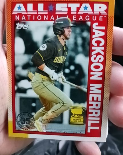 2025 Topps Series 2 1990 Topps All Star #90AS-4 Jackson Merrill — front