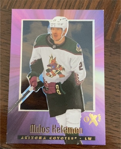 2023-24 Upper Deck SkyBox E-X 2000 #124 Milos Kelemen — front