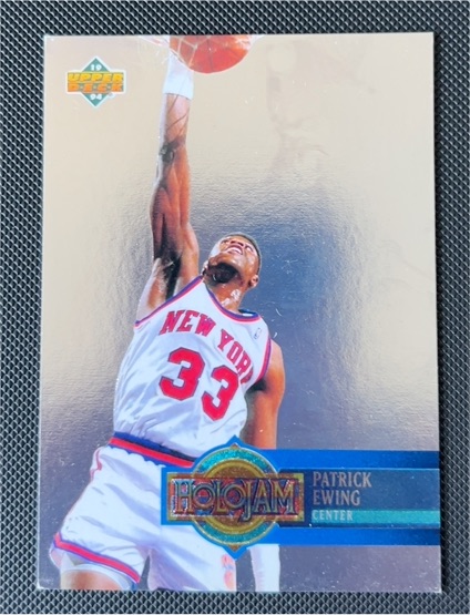 1993-94 Upper Deck Holojams #H18 Patrick Ewing — front