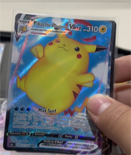 2021 Pokémon Celebrations #009 Surfing Pikachu VMAX — front