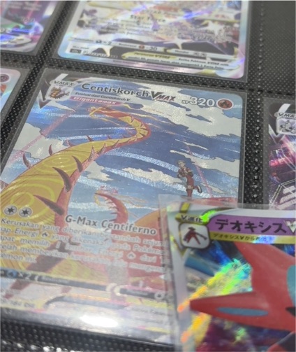 2022 Pokemon Scarlet & Violet Lost Origin TG15 Centiskorch VMAX — front