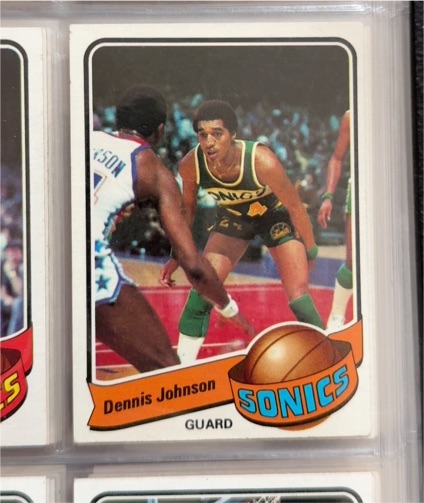 1979-80 Topps #6 Dennis Johnson — front