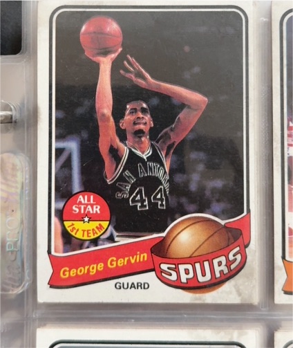 1979 Topps Basketball #1 George Gervin — front