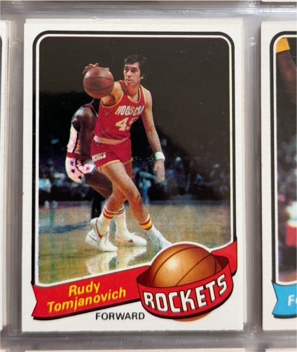 1979 Topps #41 Rudy Tomjanovich — front