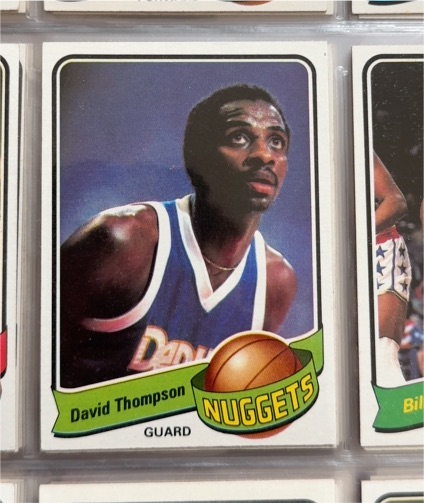 1979-80 Topps #50 David Thompson — front