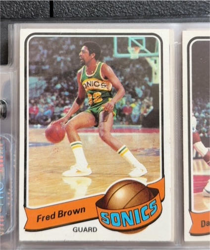 1979 Topps Basketball #46 Fred Brown — front