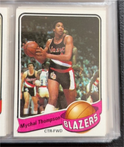 1979-80 Topps #63 Mychal Thompson — front