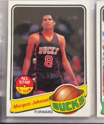 1979-80 Topps #70 Marques Johnson — front
