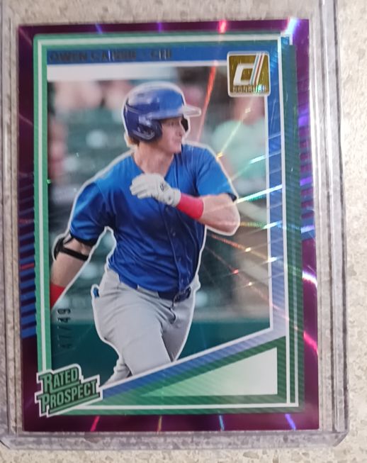 2025 Donruss Baseball #186 Owen Caissie — front