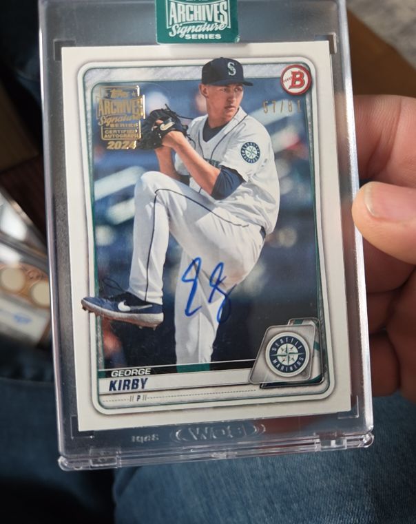 2024 Topps Archives Signature Series #George Kirby — front