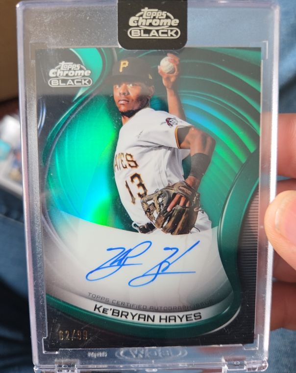 2022 Topps Chrome Black #CBA-KHA Ke'Bryan Hayes — front
