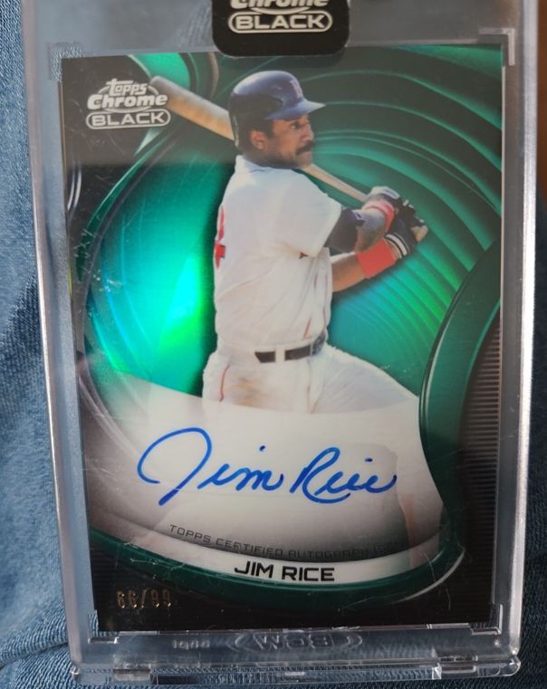 2022 Topps Chrome Black #CBA-JRI Jim Rice — front