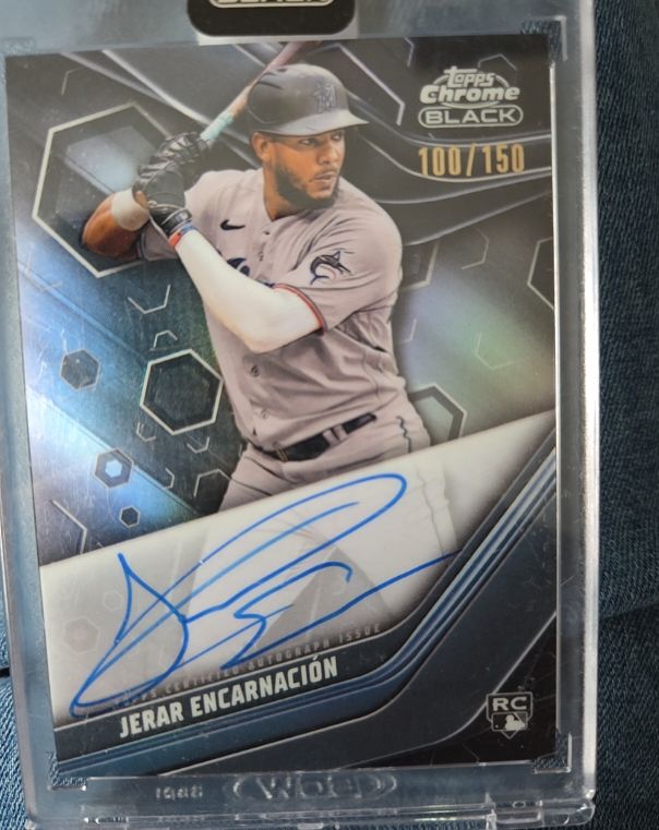 2023 Topps Chrome Black #CBA-JE Jerar Encarnacion — front